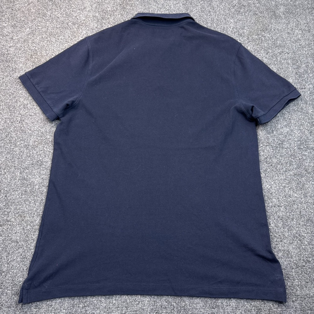 Abercrombie Don't Sweat It Polo Shirtโ Mens Size Large Navy Blue Casual - Picture 4 of 9